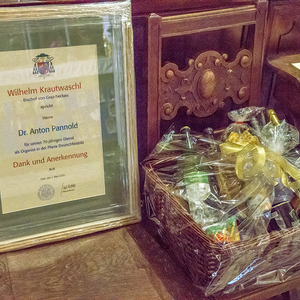 Dr. Anton Pannold, 70 Jahre Organist der Pfarre