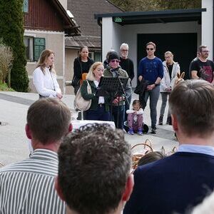 Segnung der Osterspeisen am Karsamstag in Hinterberg